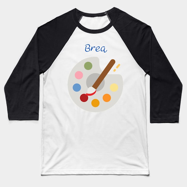 City Of Brea Baseball T-Shirt by Booze & Letters